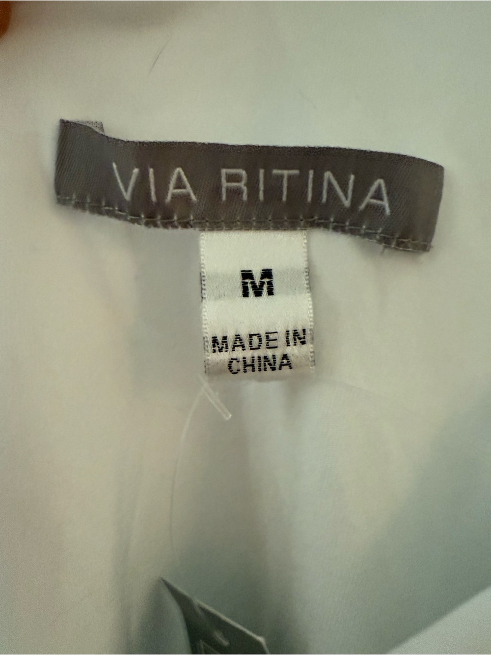 NWT Via Ritina White Layered Ruffle Off-Shoulder Blouse - Picture 3 of 6